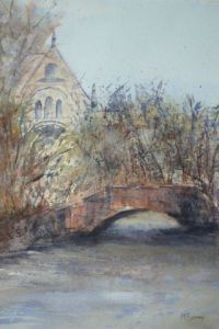 Voir le détail de cette oeuvre: Le pont de L'Abbaye de Léhon